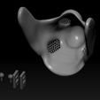 15.jpg STL file Quarantine Mask Plague Doctor Cyberpunk・3D printing template to download