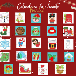 Calendario-de-Adviento-Galletas-de-Navidad.png Advent Calendar 24 cookiecutter cookie designs