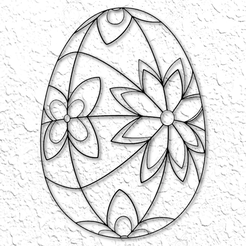 project_20230320_0954035-01.png Mandala Easter Egg wall art delicate easter wall decor