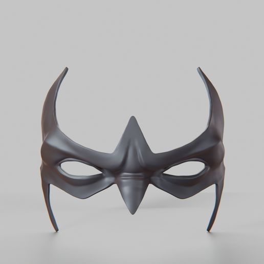 NightWing Mask Statue - Gothic Batman Inspired Display Piece