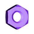 M8_nut.stl Archivo STL gratis Colección Bolt・Modelo para descargar y imprimir en 3D