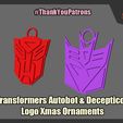 TF_Logos_FS.jpg Transformers Logo Xmas Ornaments