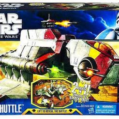 ee eee 3D-Datei Republik Angriff Shuttle Star Wars Kenner hasbro Spielzeug Repro Teile・Design für 3D-Drucker zum herunterladen, scott_melody_mills