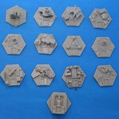 zestaw colonies.jpg Archivo STL Prototipo de Marte, Colonias y Flotador que se forma en la Tierra・Plan de impresora 3D para descargar