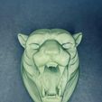 2.jpeg Tiger wall mount keychain holder