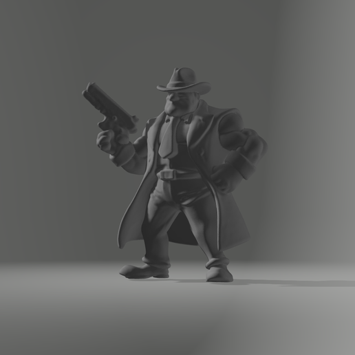 💪 Strong Mobster No. 1・Free STL File for 3D printing・Cults