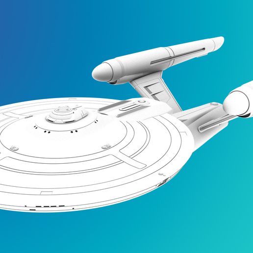 🖖 USS Excalibur (Merlin Class)・ 3D File for 3D printing・Cults