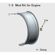 12-Eng-Mod-Parts01.jpg Thrust Reverser with Turbofan Engine Nacelle, Modification Kit