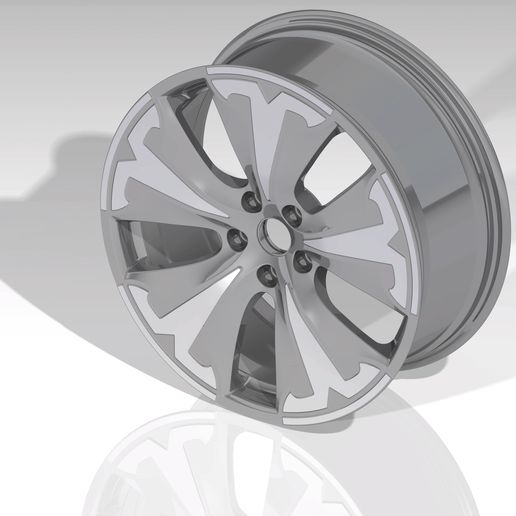 Tesla Rim Wheel Model Concept 3D model