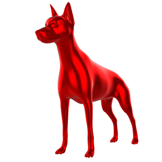 Dobermandog 3D model
