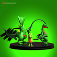 ZENBRUSH3D Sceptile Treecko Grovyle - POKEMON  3D PRINTING MODEL STL