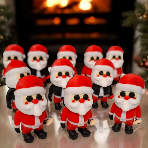 Flexi Santa Claus – Articulated, Posable Holiday Toy - 3D Printable STL ...