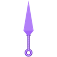 kunai knife stl.STL Kunai-Messer