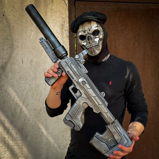 M7-SMG-replica-prop-Halo-cosplay-7.jpg 光环 M7 / M7S SMG 武器枪支道具复制品