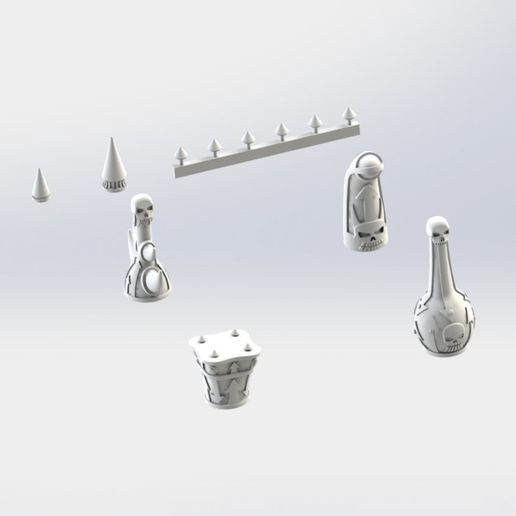 Hats-Pack.jpg Chaos Dwarf Hats and Spikes