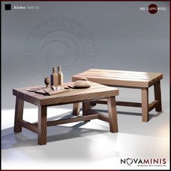 CROW-009-Kitchen-Table-02-PAT-SM-STORE.jpg Datei 3D Küchentisch 02・Design für 3D-Drucker zum herunterladen