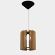 Modelo-1-6.png CEILING LIGHT LAMP 3D PRINT AND LASER CUT FILES MODEL 1