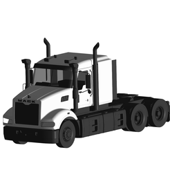 1.png 3D file MACK truck・3D printing idea to download