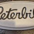 peterbiltbadgev2.jpg Peterbilt Oval Logo emblem Badge