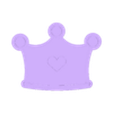 Crown_5,5cm_Stamp_STL.stl Cookie Cutter Crown - Cortador de Biscoito Tema Coroa