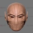 24.jpg Zoom Flash Mask - Hunter Zolomon Cosplay - DC Comics 3D print model