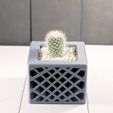 small_CrissCrossPlanter3.jpg Free STL file Star Spectrum Planter・3D printer model to download