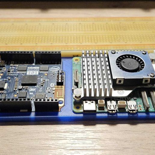 🔌 Board for Arduino, Raspberry Pi and big breadboard・Free 3MF File for ...