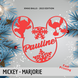 39.png Christmas bauble - Mickey/Stitch - Pauline