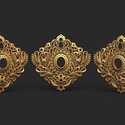 Temple-Jewelery-007.jpg Fichier STL Bijoux du Temple 007・Objet pour impression 3D à télécharger, 3dreamrun