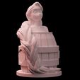 3.jpg Tangled Rapunzel in Bath Statue Sculpt 3D Print STL Files Download figure digital pattern 3D Princess printing figurine Disney
