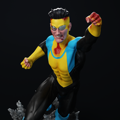 invincible_extra_angry.png Invincible - Mark Grayson 3D