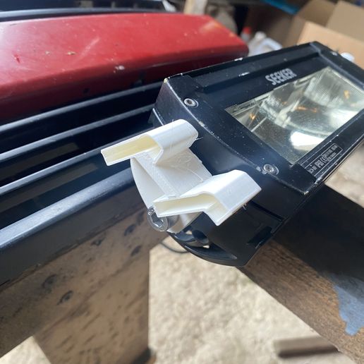 vw t4 grill mount led bar