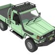 n.jpg TOYOTA LAND CRUISER LC75 RC PICK UP TRUCK FOR  1 TO 10 SCALE RC CHASSIS