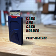 12.png CARD  AND  CASH  HOLDER   (Print-in-Place)