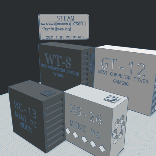 🤏 Mini Electronics Set・Free STL File for 3D printing・Cults