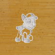 rocky.png Cookie Cutter rocky paw patrol / Cookie Cutter rocky paw patrol