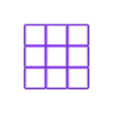 Wireframe Shape Rubik Cube.obj Wireframe Shape Rubik Cube