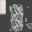 15.jpg Free STL file Geometric Vase・3D printing design to download