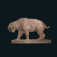IMG_0109.png Sabre tooth tiger smilodon standing stl