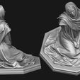 praying-woman-statue-3d-model-obj-stl-5.jpg Mary Magdalene Statue