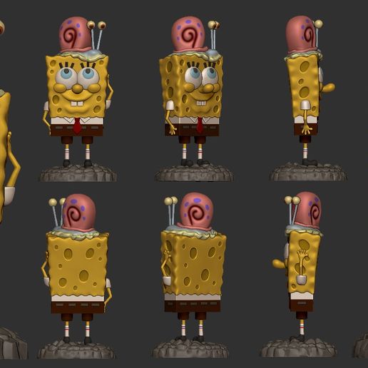 Sponge-Bob-jpg-5.jpg STL-Datei SpongeBob Schwammkopf herunterladen • Design für den 3D-Druck, Giordano_Bruno