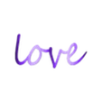 love.stl 2 Corazones "Love" & "Te amo"
