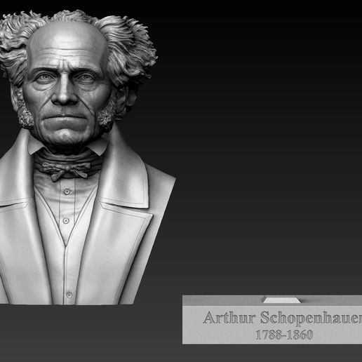 ZBrush-D3ocument.jpg Бюст Артура Шопенгауэра