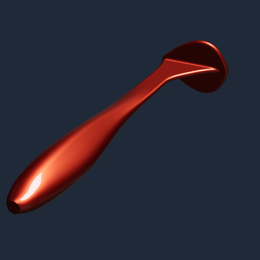 Soft-Plastic-Bait-Mold-3d-printed-Paddle-Minnow-2.png Soft Plastic Bait Mold Paddle Minnow