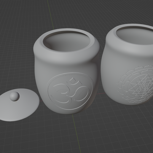 Spiritual vessels 3D model