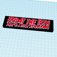 FRIDAY-THE-13TH-PART-5-Logo-Display-Stand-1cm-by-MANIACMANCAVE3D-2.png 12x FRIDAY THE 13TH Logo Display Stands by MANIACMANCAVE3D