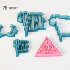 hp-cutters-2.png Harry Potter + Deathly Hallow Cookie Cutter 7 pieces!