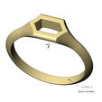 volume2.jpg Open V sides signet ring US sizes 5to10 3D print model