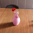 untitled4.png 3D Modern Wireframe Vase STL File - 056