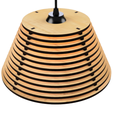 Modelo-16-Marrom-2.png CEILING LIGHT LAMP 3D PRINT AND LASER CUT FILES MODEL 16
